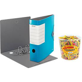 ® Ordner SOLID, DIN A4, Rückenbreite 82 mm, 5 Stück + GRATIS HARIBO Goldbären