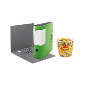 ® Ordner SOLID, DIN A4, Rückenbreite 82 mm, 5 Stück + GRATIS HARIBO Goldbären