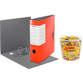 ® Ordner SOLID, DIN A4, Rückenbreite 82 mm, 5 Stück + GRATIS HARIBO Goldbären