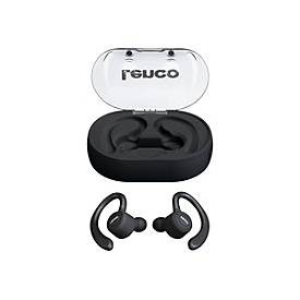 Lenco EPB-460 - True Wireless-Kopfhörer mit Mikrofon - im Ohr - über dem Ohr angebracht - Bluetooth - Schwarz