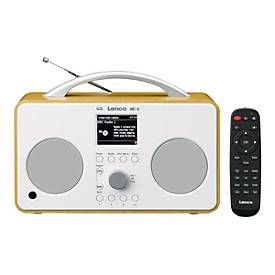 Lenco PIR-645 - Internetradio - 6 Watt - weiß, Holz