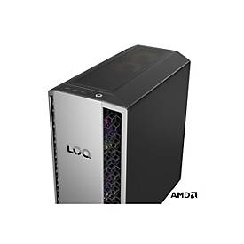 Lenovo LOQ 26ADR10 91DF - Tower - Ryzen 7 8745HX / 3.6 GHz - RAM 16 GB - SSD 1 TB - NVMe - GeForce RTX 5060 - 1GbE, Bluetooth 5.2, Wi-Fi 6 - WLAN: 802.11a/b/g/n/ac/ax, Bluetooth 5.2 - Win 11 Home - Monitor: keiner - luna grau (vorderer Rahmen)