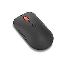 Lenovo Pro Plus 6050 - Maus - Multi-Mode - optisch - 6 Tasten - kabellos - Bluetooth 5.3, 2.4 GHz - kabelloser Empfänger (USB)