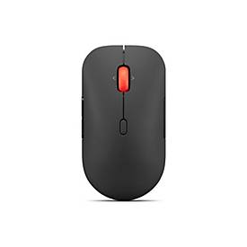 Lenovo Pro Plus 6050 - Maus - Multi-Mode - optisch - 6 Tasten - kabellos - Bluetooth 5.3, 2.4 GHz - kabelloser Empfänger (USB)