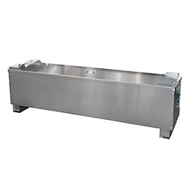 Leuchtstoffröhrenbox BAUER AL-D 200, Aluminium, unterfahrbar, stapelbar, B 2100 x T 465 x H 585 mm