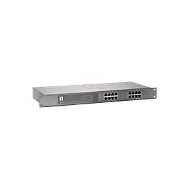 LevelOne FEP-1611 - Switch - 16 x 10/100 (PoE) - an Rack montierbar - PoE