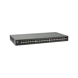 LevelOne FGU-5021 - Switch - 50 Anschlüsse - unmanaged - an Rack montierbar