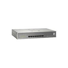 LevelOne GEP-0821 - Switch - 8 x 10/100/1000 (PoE) - Desktop - PoE