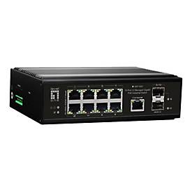 LevelOne IGP-1061 - Switch - -40 °C bis 75 °C - managed - 2 x 10/100/1000 (PoE++) + 6 x 10/100/1000 (PoE+) + 2 x Gigabit