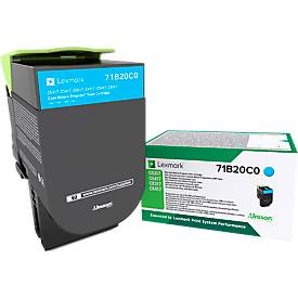 Lexmark 71B20C0 Toner cyan, original