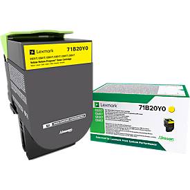 Lexmark 71B20Y0 Toner gelb, original