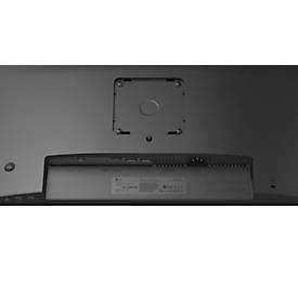 LG IPS-Monitor 24BA650-B, 23,8”, 1920 x 1080 Full HD, HDMI/USB/DisplayPort, höhenverstell-, neig-, schwenk- und drehbar, schwarz