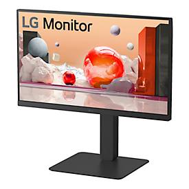 LG IPS-Monitor 24BA650-B, 23,8”, 1920 x 1080 Full HD, HDMI/USB/DisplayPort, höhenverstell-, neig-, schwenk- und drehbar, schwarz