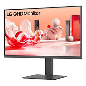 LG IPS-Monitor 27BA54QB-B, 27”, 2560 x 1440 WQHD, HDMI/USB/DisplayPort, höhenverstell-, neig-, schwenk- und drehbar, schwarz