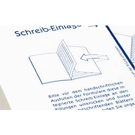 Lieferschein Avery Zweckform 1720-10, Format A5, 10 Bücher mit jeweils 2 x 40 Blatt, FSC®-Papier, weiß/gelb