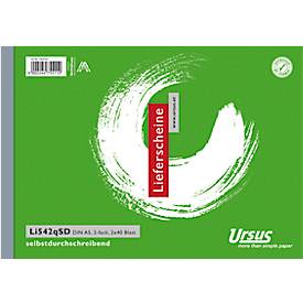 Lieferscheinbuch A5 2x40 quer