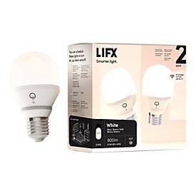 Image of LIFX WHITE - LED-Lampe - E27 - 8.5 W - Warmweiß - 2700 K - weiß (Packung mit 2)