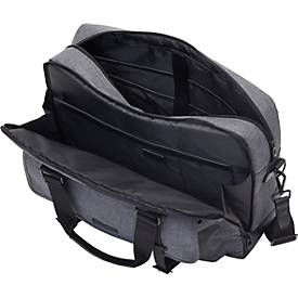 LIGHTPAK® Laptoptasche Twyx, f. 15 Zoll Laptops, grau meliert