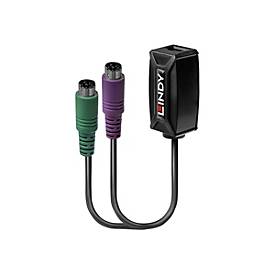 Lindy 100m PS/2 KM Cat.5e/6 Extender - Sender und Empfänger