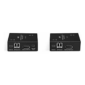 Lindy 300m Fibre Optic DisplayPort 1.2 & USB KVM Extender