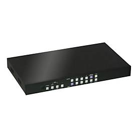 Image of Lindy 4x4 HDMI Matrix with Video Wall Scaling - Video/Audio-Schalter - an Rack montierbar