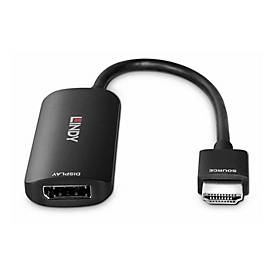 Lindy Adapterkabel - HDMI männlich zu DisplayPort, Mikro-USB Typ B (nur Strom)