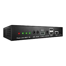 Image of LINDY C6 HDMI 4K 2.0 & USB 2.0 KVM Extender 100m with HDBaseT 2.0 technology - Video/Audio/Infrarot/USB/serieller/Netzwerkextender - HDBaseT 2.0