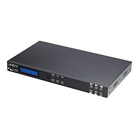 Image of LINDY C6 HDMI 4x4 Matrix Extender Premium - Video/Audio/Infrarot/seriell/Netzwerkextender - 10Mb LAN, RS-232, HDMI