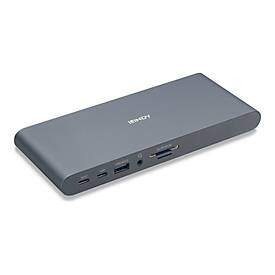 LINDY - Dockingstation - USB-C 3.2 Gen 1 / Thunderbolt 3 / Thunderbolt 4 - HDMI, 2 x DP - 1GbE - 24 Watt