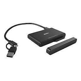 Lindy - HDD / SSD Dockingstation - 2.5", 3.5", M.2 (6.4 cm, 8.9 cm) - SATA 6Gb/s / PCIe 3.0 x2 (NVMe) - USB-C 3.2 (Gen 2) - Schwarz