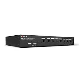 Lindy - KVM-/Audio-Switch - 8 x DisplayPort / Audio / USB - 1 lokaler Benutzer - an Rack montierbar