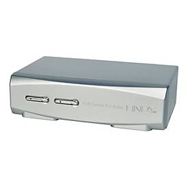 Lindy KVM Switch Pro - KVM-Switch - 2 x KVM port(s) - 1 lokaler Benutzer - Desktop