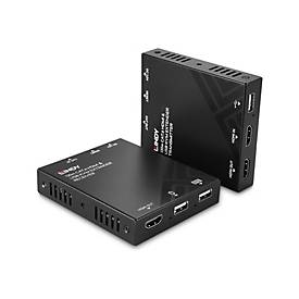 LINDY - Video/Audio/USB-Verlängerungskabel - HDMI - über CAT 6 - bis zu 120 m