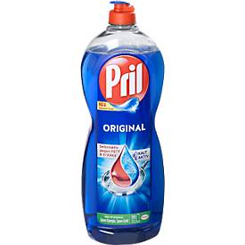 Liquide vaisselle mains Pril Original, haut pouvoir dégraissant, bleu, flacon de 675 ml