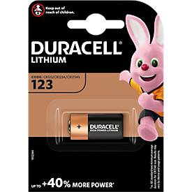 Lithium Batterie Duracell CR123A, 3V, 1 Stück
