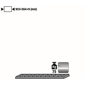 Image of Lochblecheinsatz Standard für asecos Sicherheitsschränke der UB90 Serie, Edelstahl 1.4016, B 925 x T 364 x H 9 mm, bis 75 kg