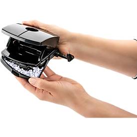 Locher NOVUS B 220 re+new, bis zu 20 Blatt, für A4/A5/A6/B5/B6/US/3x8/Folio, Anschlagschiene, Vollmetall & Recycling-Kunststoff