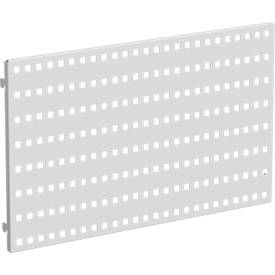 Lochplatte Treston für drehbaren Werkzeughalter, passend für Modulbreite M500, B 470 x H 300 mm, lichtgrau RAL 7035
