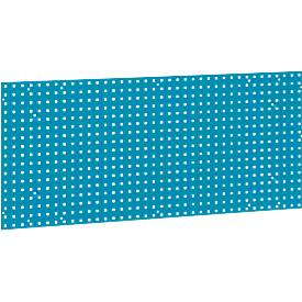 Lochplatte, zum Einhängen, 1443 x 645 mm, dunkelblau RAL 5009