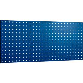 Lochplatte, zur Montage, 991 x 457 mm, enzianblau RAL 5010