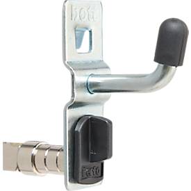 Lochwandhaken für Lochblechwände ORDO Industry/ORDO Business, schräges Hakenende, Ø 6 x L 25 mm, Stahl, verzinkt