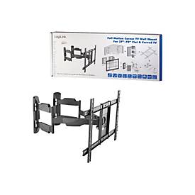 LogiLink Full Motion Corner TV Wall Mount - Aufstellung - einstellbarer Arm - für Fernseher und Monitor