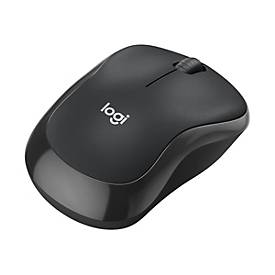 Logitech Bluetooth Maus M 240 Silent, für Links-/Rechtshänder, besonders leise, 3 Tasten und Scrollrad, 400-4000 dpi, bis 10 m, inkl. Batterie, graphit