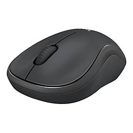 Logitech Bluetooth Maus M 240 Silent, für Links-/Rechtshänder, besonders leise, 3 Tasten und Scrollrad, 400-4000 dpi, bis 10 m, inkl. Batterie, graphit