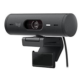 Logitech BRIO 500 - Webcam - Farbe - 1920 x 1080 - 1080p, 720p - Audio