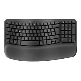 Logitech Ergo Series - Tastatur - kabellos - 2.4 GHz, Bluetooth LE - QWERTZ - Deutsch