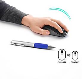 Logitech Funkmaus M 190, 3 Tasten und Scrollrad, 1000 dpi, bis 10 m, USB-A, inkl. Batterie, anthrazit