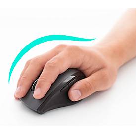 Logitech Funkmaus Marathon M705, für Rechtshänder, ergonomisch, 7 Tasten & Scrollrad,1000 dpi, bis 10 m, inkl. Unifying-Empfänger & Batterien, schwarz