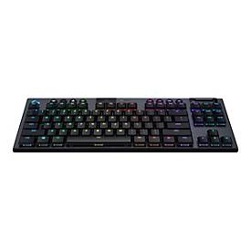 Logitech G915 TKL Tenkeyless LIGHTSPEED Wireless RGB Mechanical Gaming Keyboard - Tastatur - Hintergrundbeleuchtung - USB, Bluetooth, 2.4 GHz - Nordisch - Tastenschalter: GL Clicky