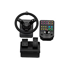 Logitech Heavy Equipment - G-Series - Lenkrad- und Pedale-Set